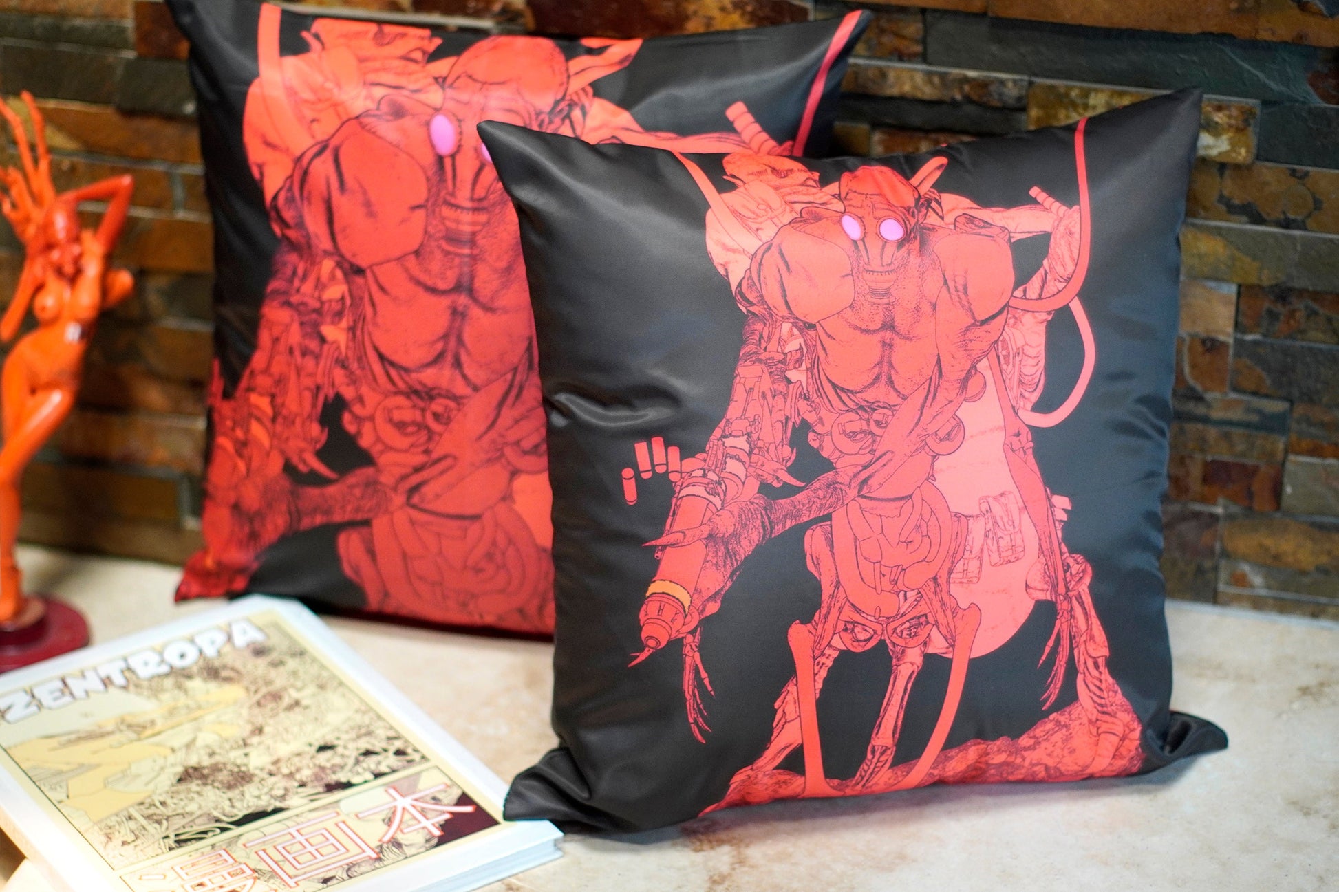 Xen Wear Pillow - Red Monster